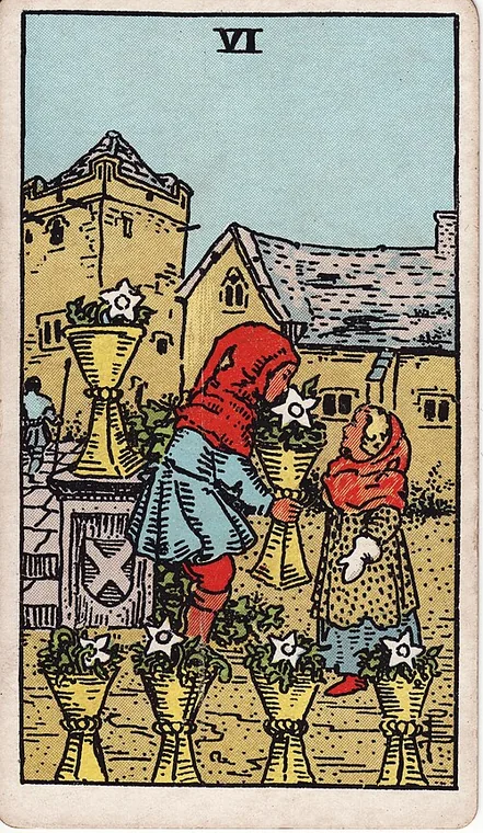 컵 6 (Six of Cups) 타로 카드
