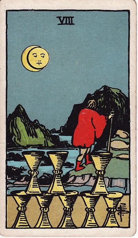 컵 8 (Eight of Cups) 타로 카드