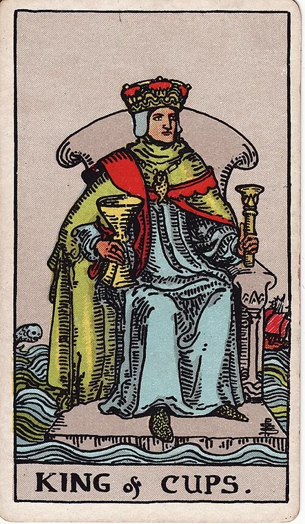 컵 왕 (King of Cups) 타로 카드