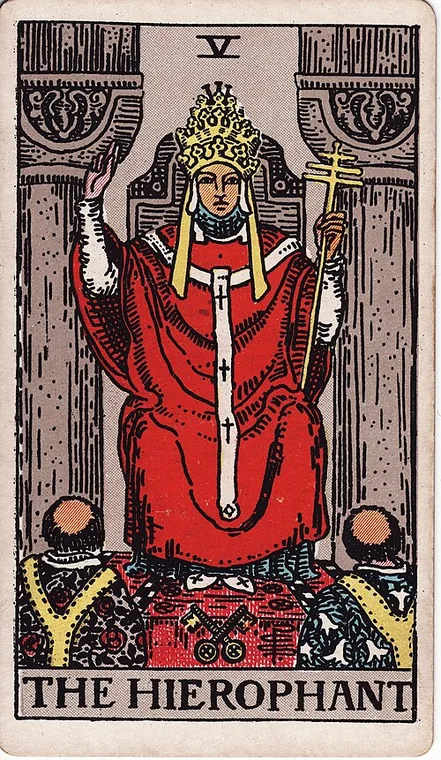 교황 (The Hierophant) 타로 카드