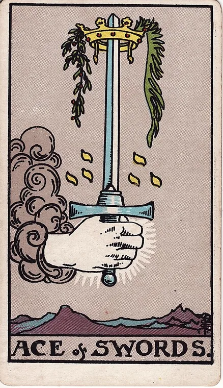 소드 에이스 (Ace of Swords) 타로 카드
