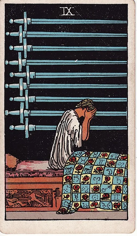 소드 9 (Nine of Swords) 타로 카드